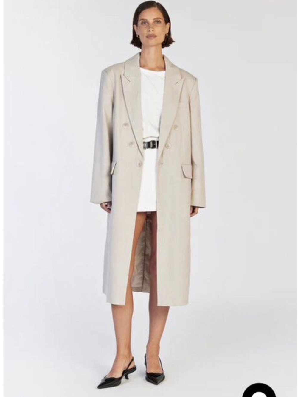NWT DISSH Harley Stone Longline Coat Trench Size 4
